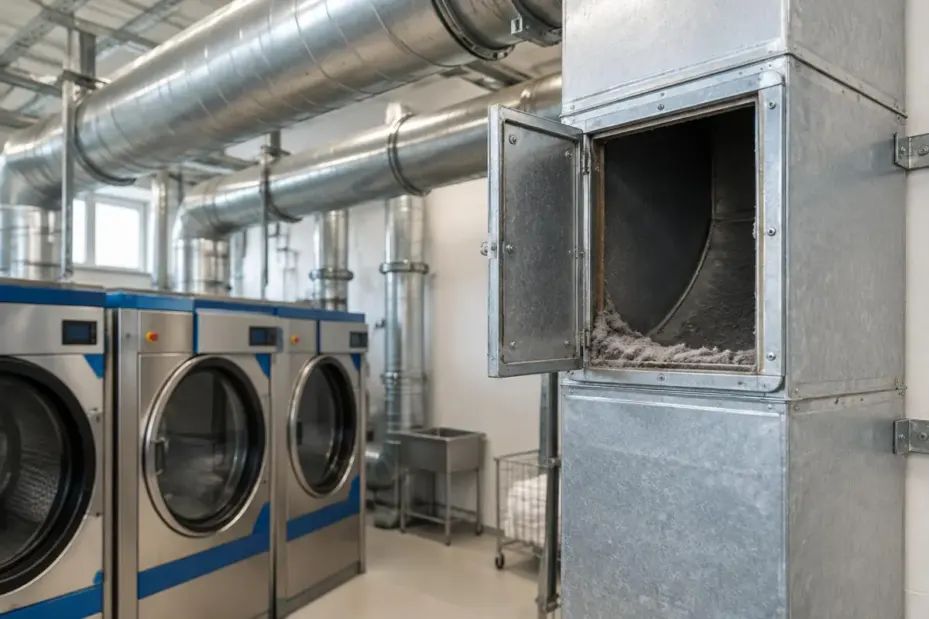 Commercial Laundry Exhaust Cleaning: Beyond the Lint Filter